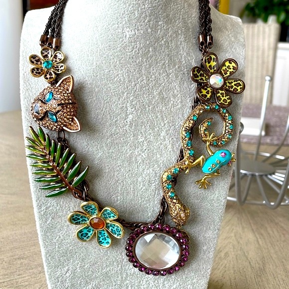 Betsey Johnson Vintage Jungle Fever Necklace